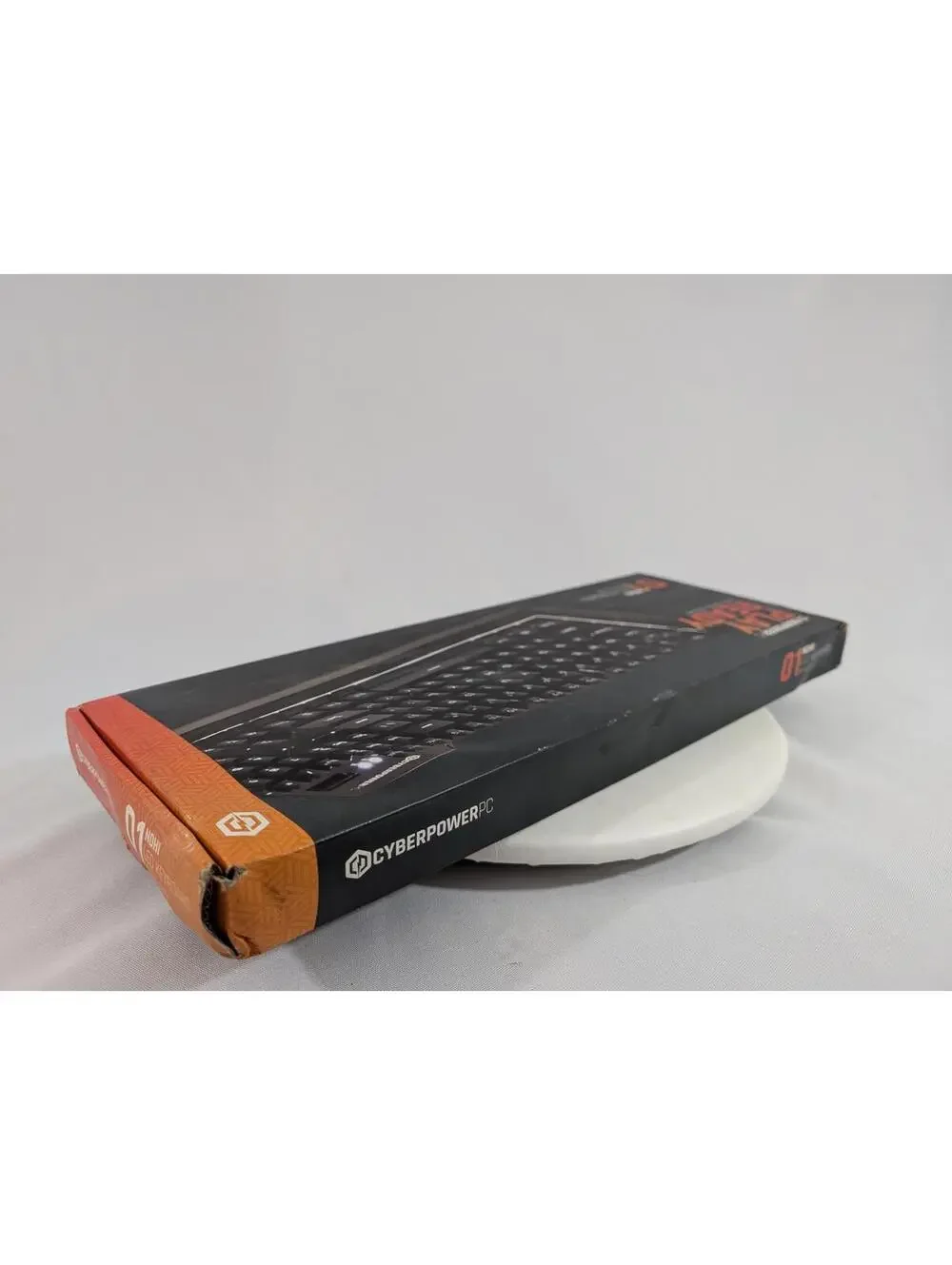 CyberPowerPC NOHI LED Gaming Keyboard - White Backlight KB-161-306 - Open Box